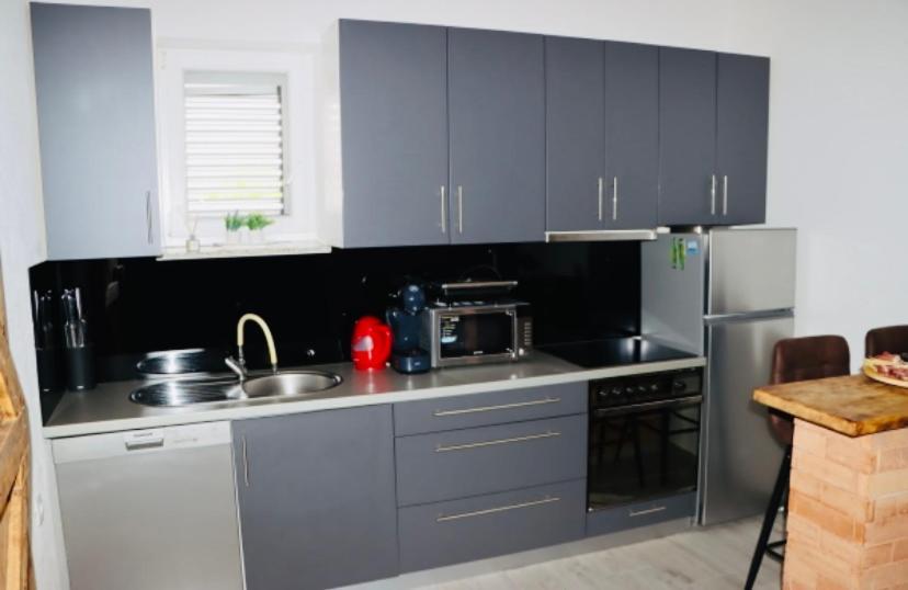 Iva Apartman Sa Bazenom Donji Zemunik Luaran gambar